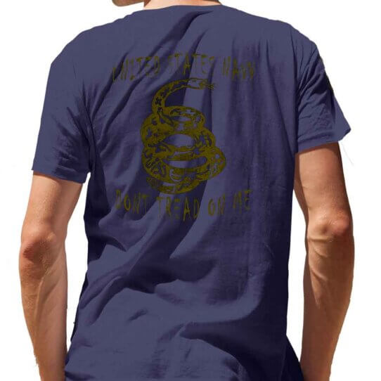 Tread-on-Me-Mens-Shirts-Navy