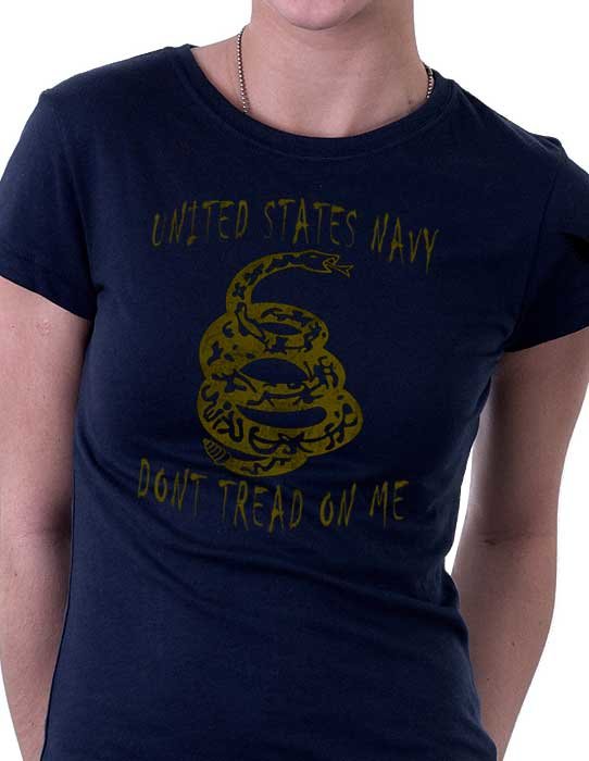 Don't Tread On Me US Navy Shirt for Women