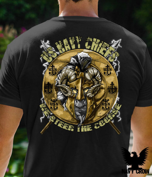 US Navy Chiefs We Steer The Course US Navy Shirt
