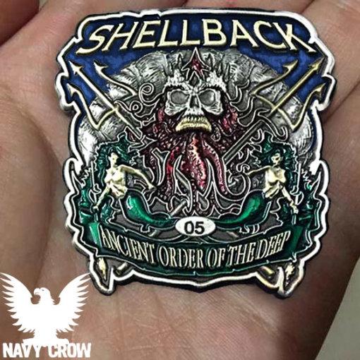 Navy Shellback Coin
