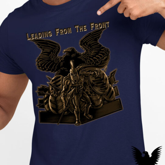 Navy Leading From the Front Shirt