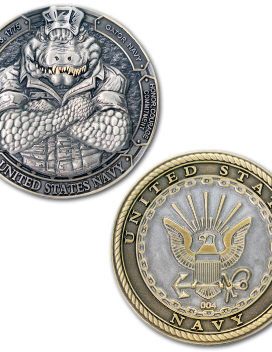 US-NAVY-Gator-Navy-Crossed-Arms Coin