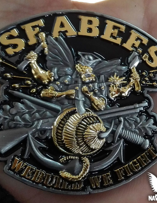 Navy Seabees US Navy Challenge Coin