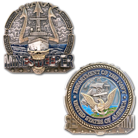 US-NAVY-Minesweeper-Coin