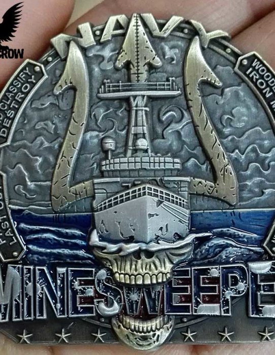 Navy Minesweeper US Navy Challenge Coin