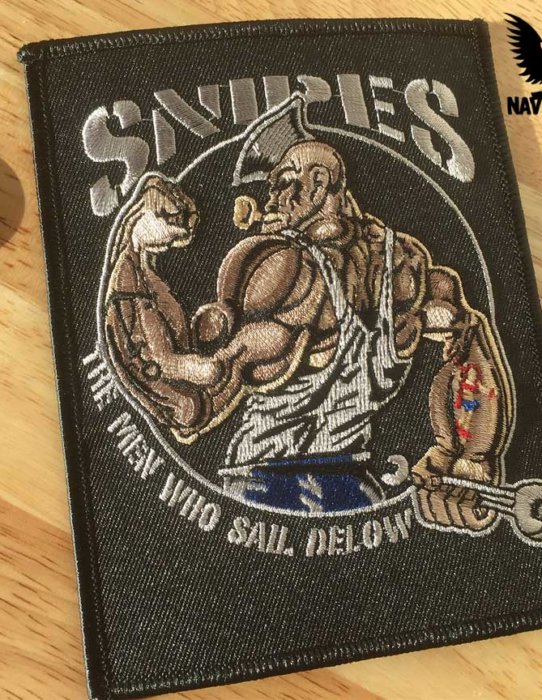 US Navy Snipe Popeye Military Patch