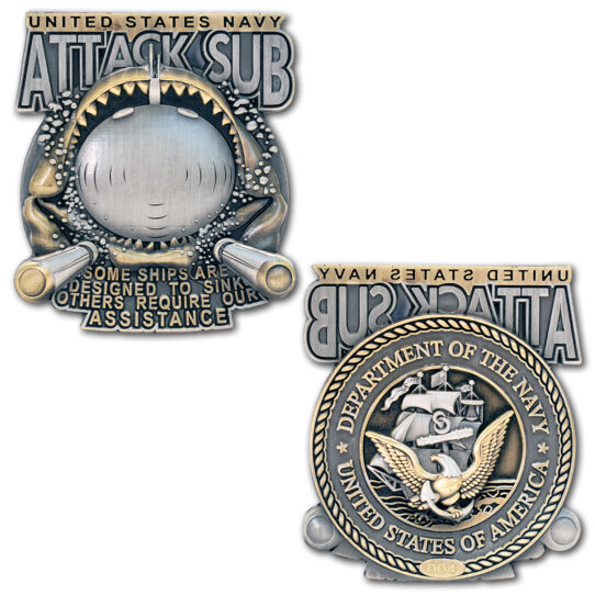 US-NAVY-Attack-Sub-Coin