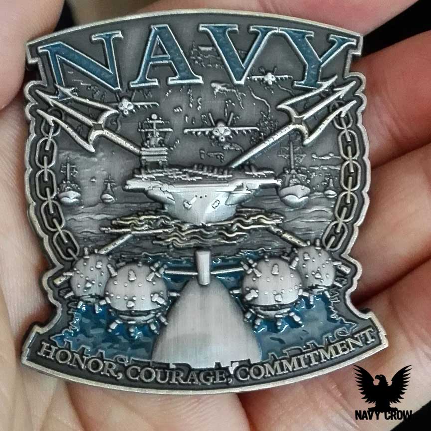 Challenge Coin. Navy Master At Arms NEW U.S MA 