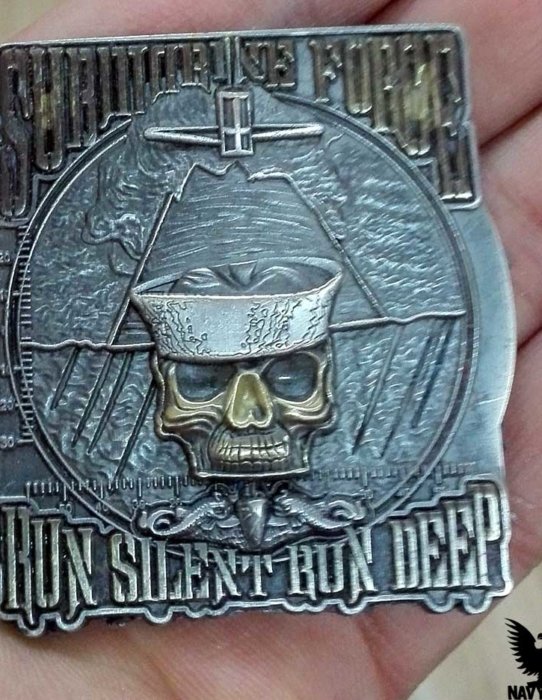 Submarine Force Run Silent Run Deep US Navy Challenge Coin