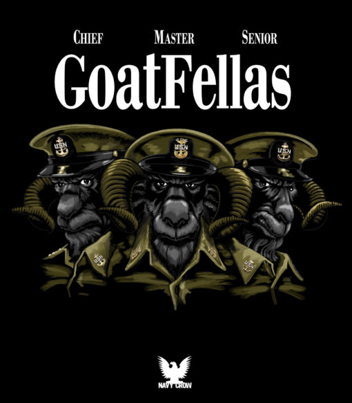 Goat Locker Goatfellas US Navy Poster