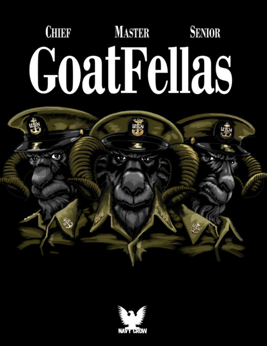 Goat Locker Goatfellas US Navy Poster