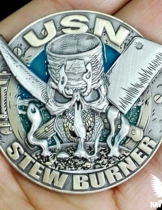 Culinary Specialist US Navy Challenge Coin