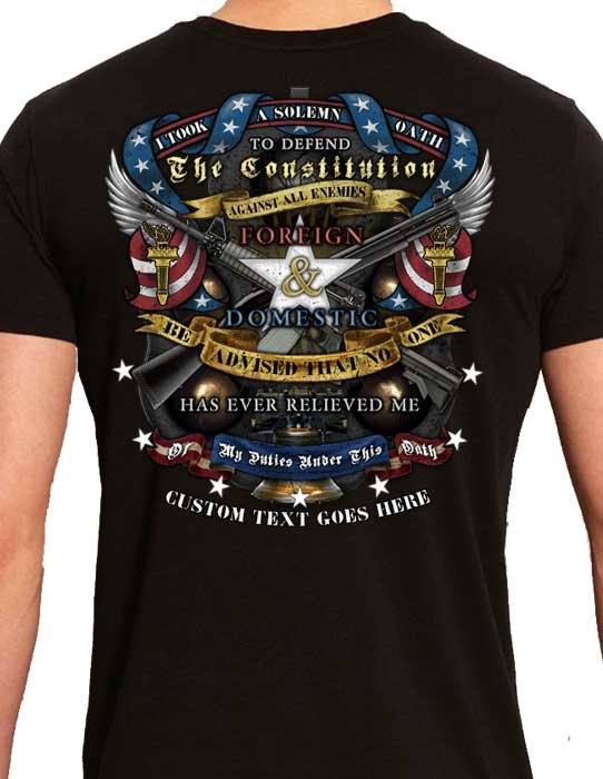 Defend The US Constitution Oath Shirt