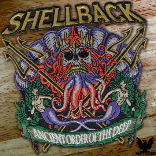 US Navy Shellback Ancient Order Of The Deep Patch
