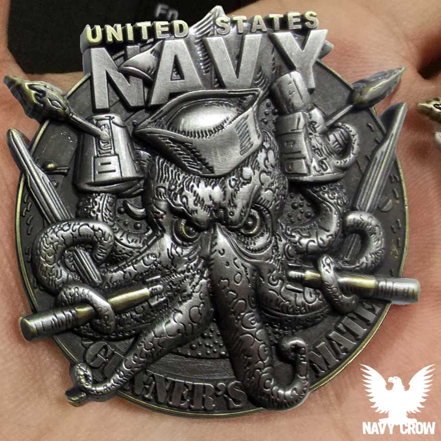 Gunner's Mate US Navy Challenge Coin