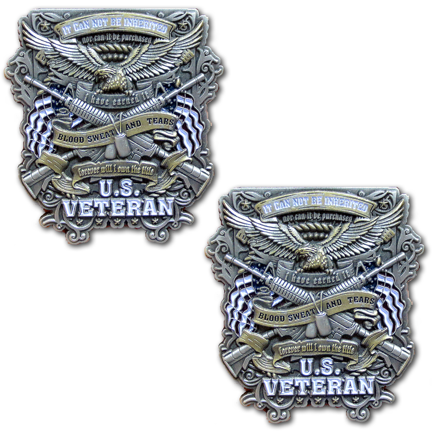 US Navy Veteran Challenge Coin – Honoring Naval Veterans, CIA Featured Refinement