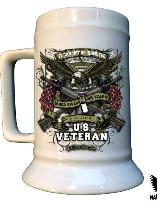 US Veteran It Can Not Be Inherited US Navy Stein