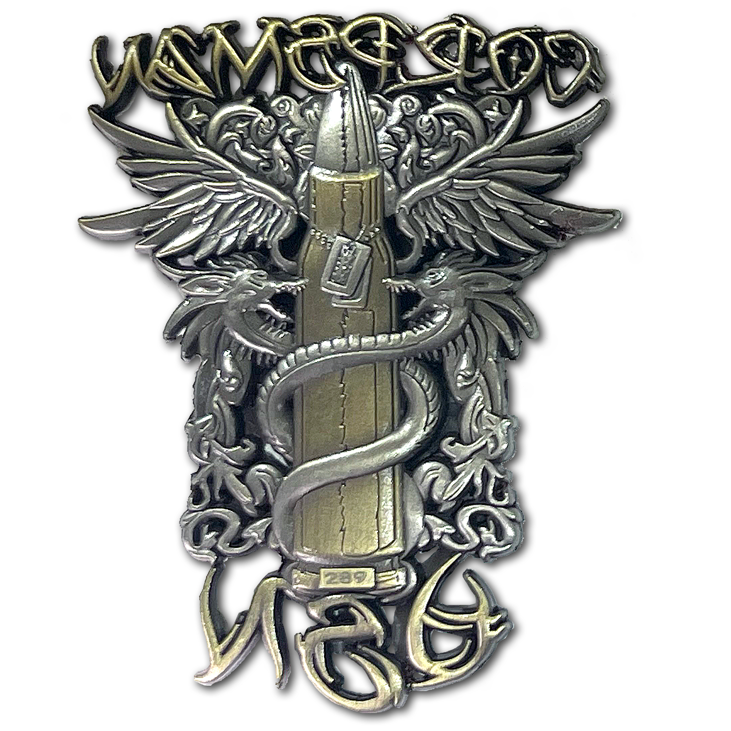 US Navy Corpsman Veteran Tribal Caduceus Flip Collectible Challenge Coin