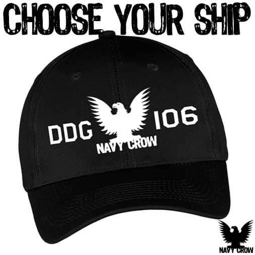 US Navy Crow Warship Ballcap