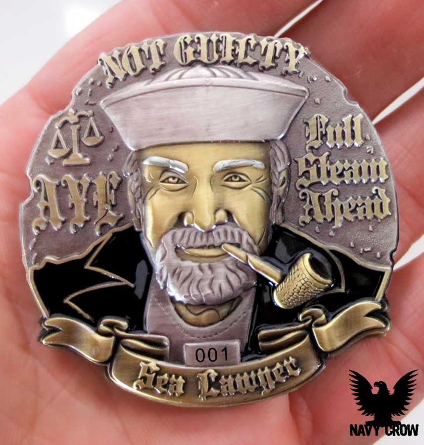 The Sea Lawyer Challenge Coin is back