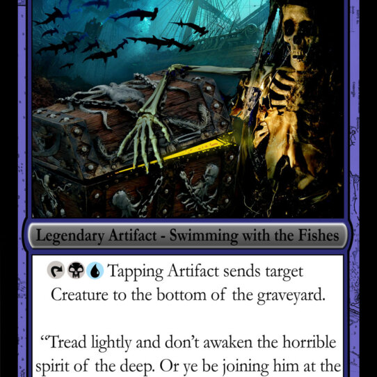 Davy Jones' Locker Navy The Smathering Card Decal