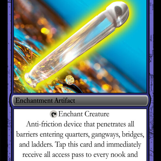 Skid Resistant Dildo Navy The Smathering Card Decal