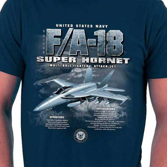 United States Navy F-18 Super Hornet Shirt