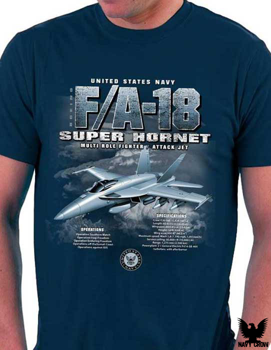 United States Navy F-18 Super Hornet Shirt
