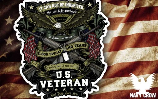 US Veteran It Can Not Be Inherited US Navy Stickers