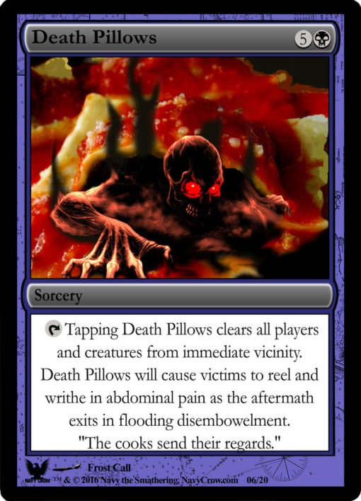 Death Pillows Navy The Smathering Card Decal