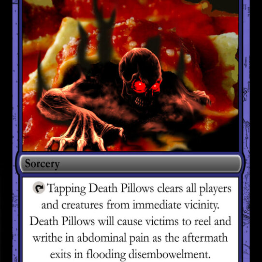 Death Pillows Navy The Smathering Card Decal