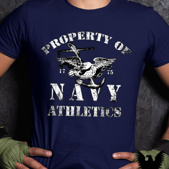 Property Of Navy Athletics US Navy Shirt