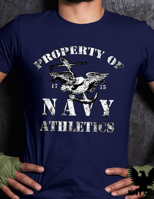 Property Of Navy Athletics US Navy Shirt