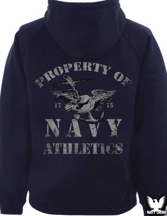 Navy Athletics, Property Of US Navy Hoodie
