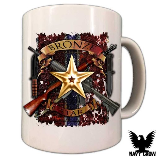 Bronze Star US Navy Coffee Mug