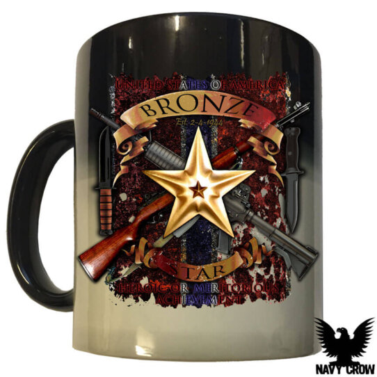 Bronze Star US Navy Lava Mug