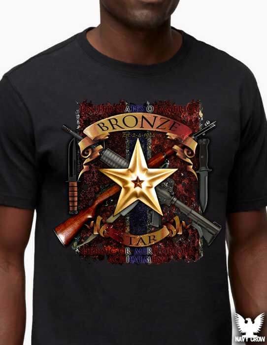 Bronze Star US Navy Shirt