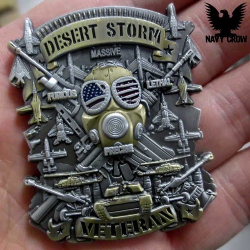 Desert Storm Veteran US Navy Challenge Coin