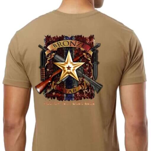 Bronze-Star-Mens-Shirt-Coyote