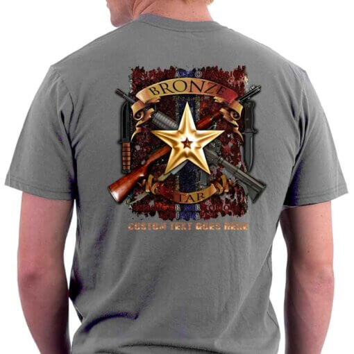 Bronze-Star-Mens-Shirt-Gy