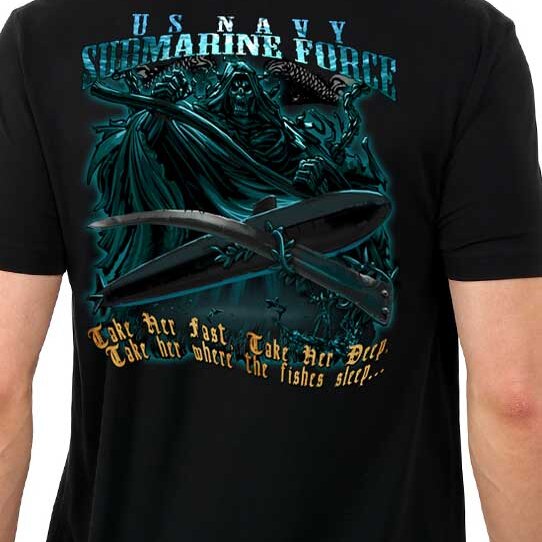 US Navy Submarine Force Grim Reaper Shirt
