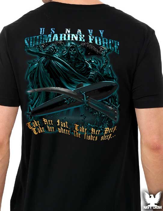 US Navy Submarine Force Grim Reaper Shirt