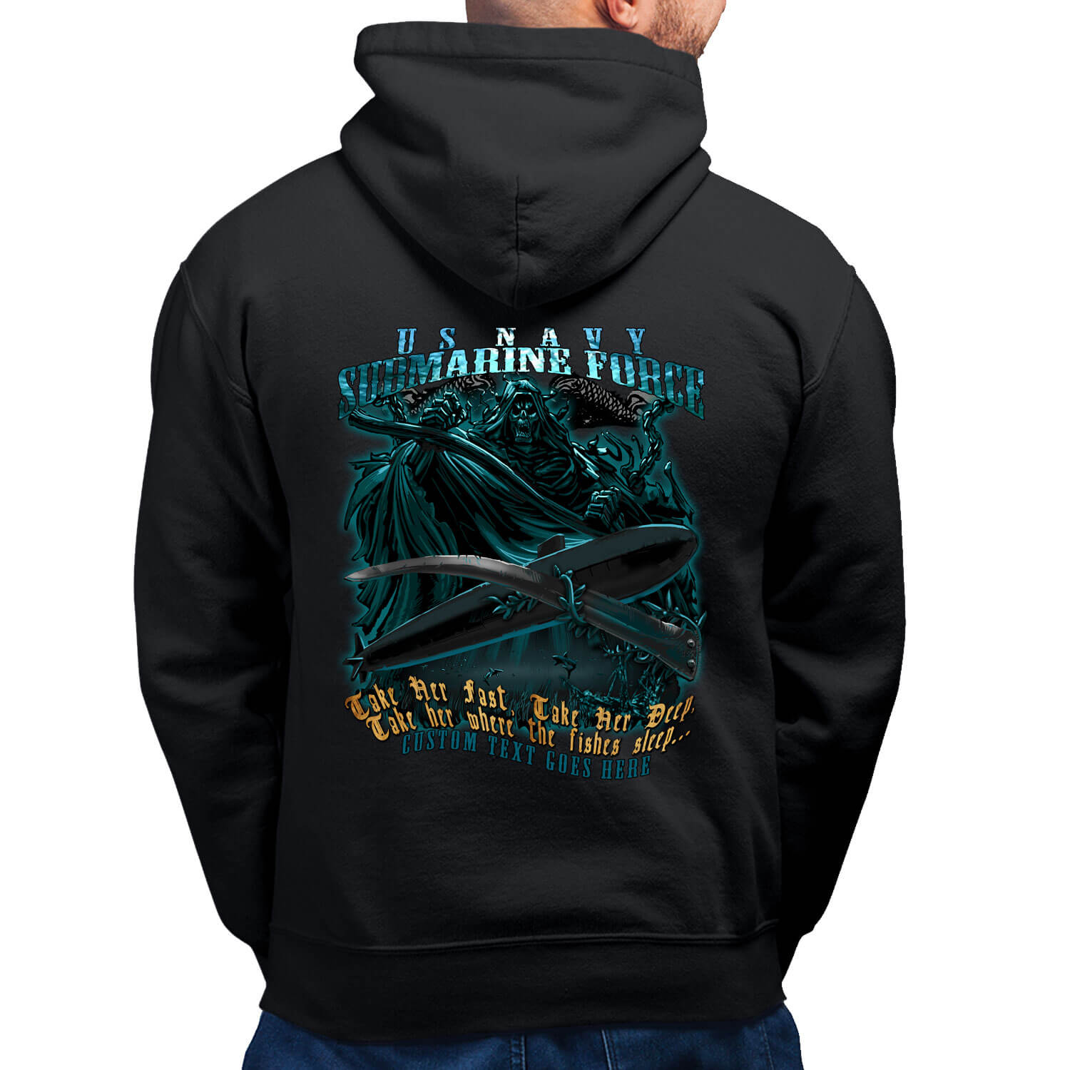 Navy veteran hoodie hotsell