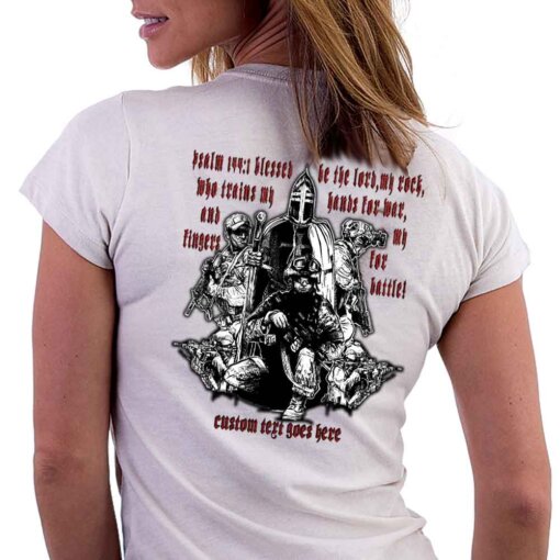 Blessed-be-The-Lord-Womens-Shirt-Coyote