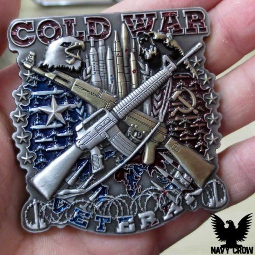 Cold War Veteran Magnum Challenge Coin