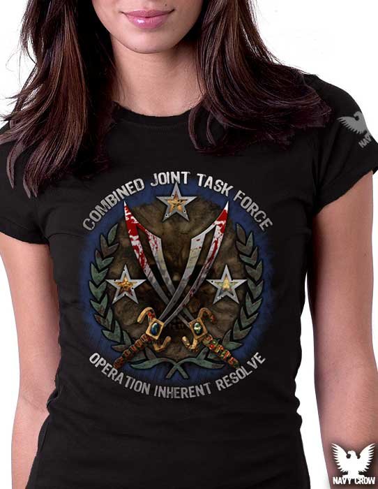 Operation Inherent Resolve US Navy Women’s Shirt