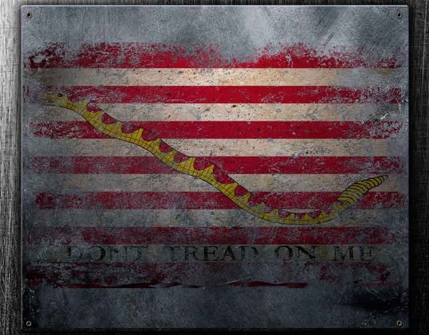 Don’t Tread On Me US Navy Flag Military Sign