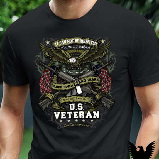 US Veteran It Can Not Be Inherited Shirt