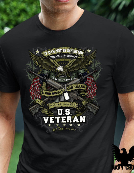 US Veteran It Can Not Be Inherited Shirt