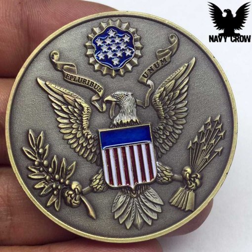 Great Seal Of The United States US Navy Challenge Coin